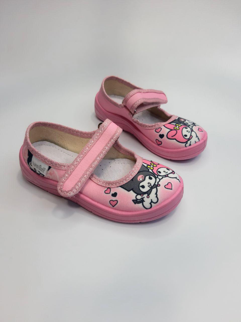 Тапочки для девочки Waldi текстильные р. 24 14,7 см Розовый (360-708)