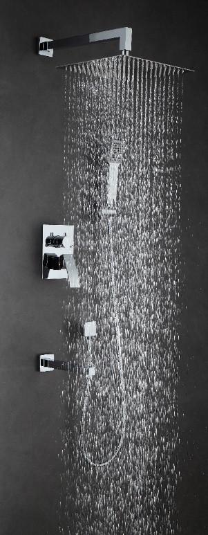 Душевая система встраиваемая Gappo G7102 излив-переключатель на лейку 3-функции Хром - фото 5