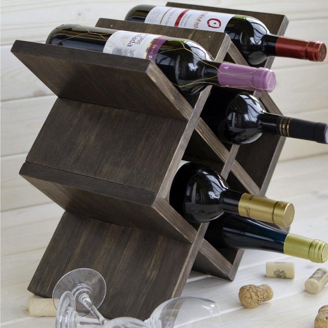 Полка для вина настольная Вестон Мокко (Впс-014610)