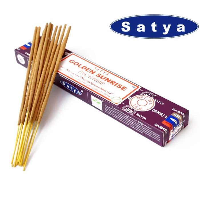 Аромапалочки Satya Golden Sunrise Золотой восход 15 г (9130926) - фото 3