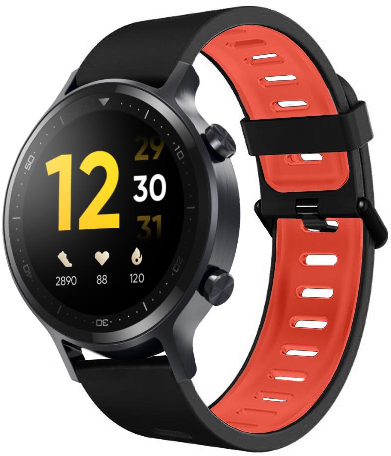 Ремешок Traf для Realme Watch S Black/Red (22637) - фото 1 Ремешок Traf для Realme Watch S Black/Red (22637) - фото 1