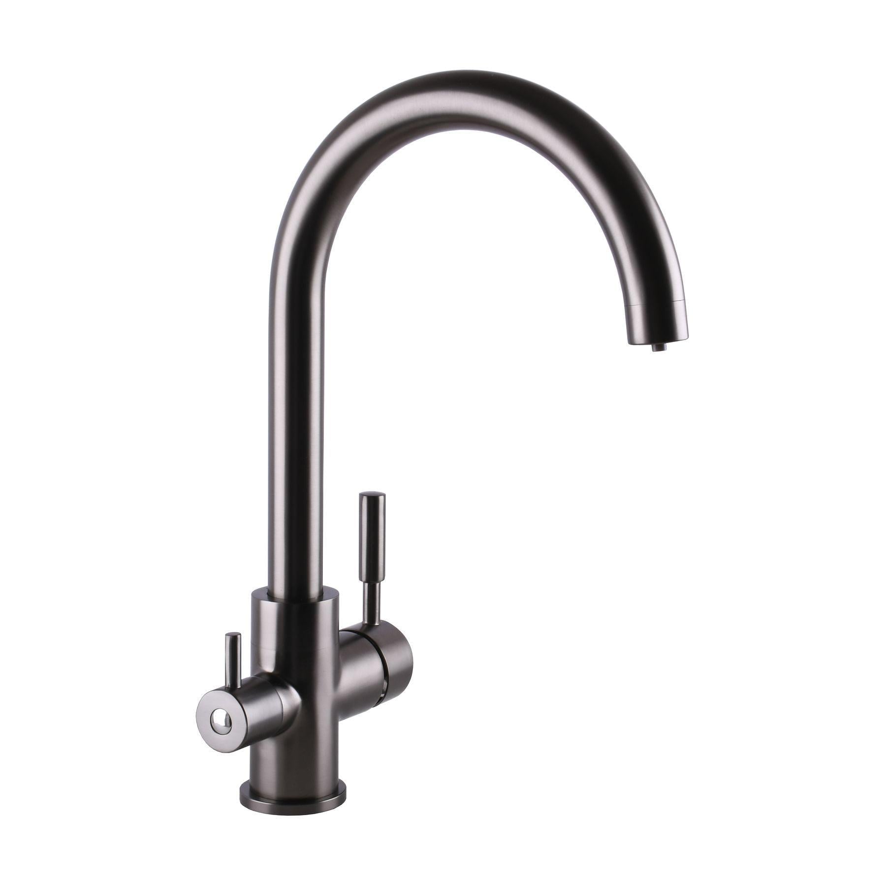 Смеситель для кухни под осмос Globus Lux LAZER GLLR-0333-11 Graphite (000021917)