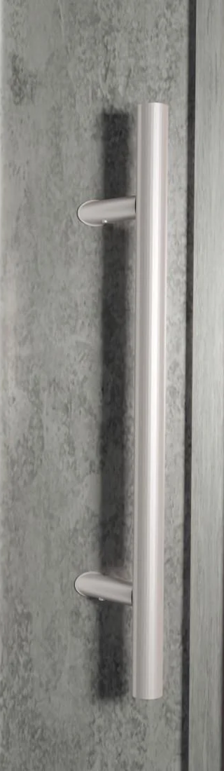 Комплект дверных ручек Скоба нержавеющая сталь G102 800 мм Сатин (2102566511)