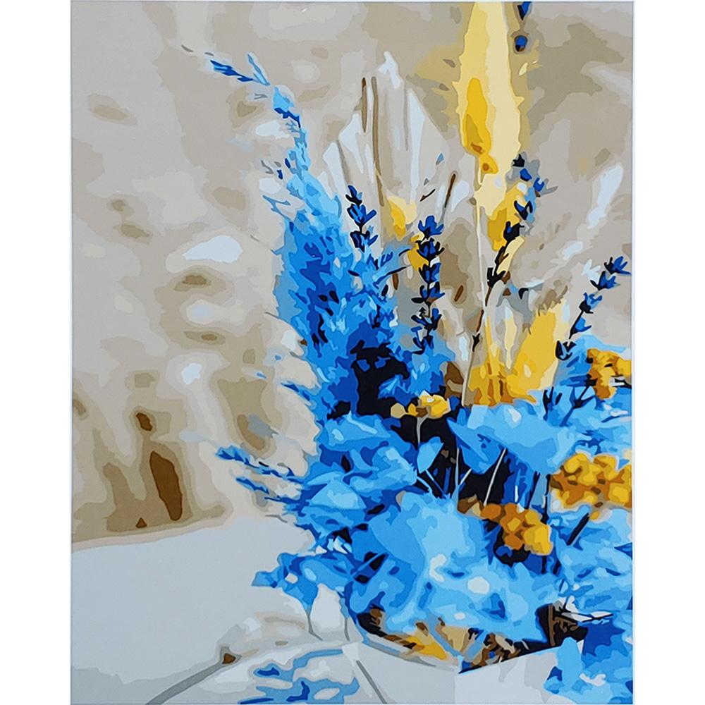 Картина за номерами Strateg Преміум Українські сухоцвіти 40x50 см (SY6870) Картина за номерами Strateg Преміум Українські сухоцвіти 40x50 см (SY6870)