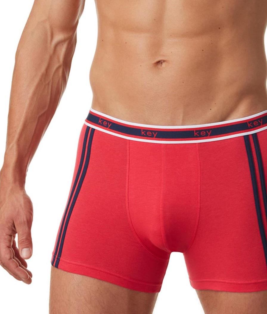 Труси боксери Key р. 48/M Червоний (75922)