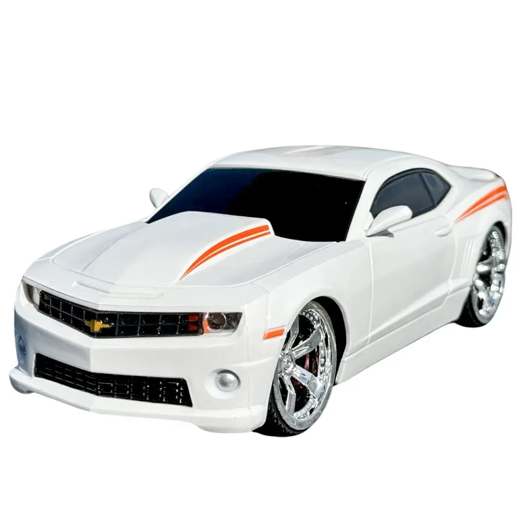 Іграшкова автомобільна моделька АвтоСвіт Chevrolet Camaro інерційна з пластику 20 см Білий (150-98-AS-3014WT)