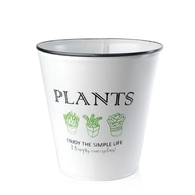 Кашпо металлическое Flora Plants 15 см (30385)