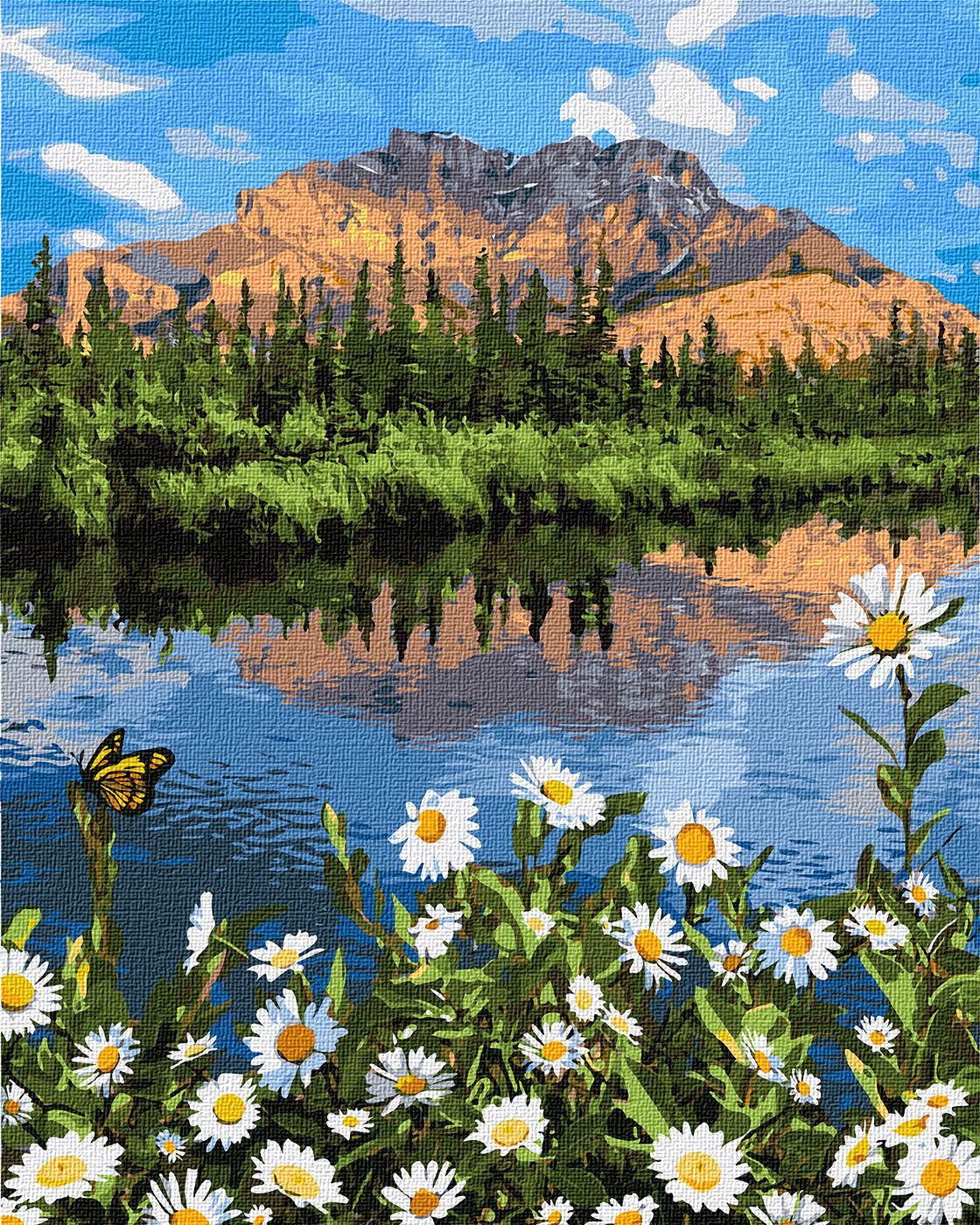 Картина по номерам Идейка Горный пейзаж 40x50 см (Id-KHO2833)