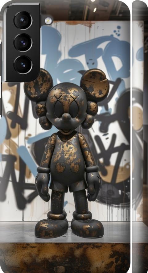 Чехол на Samsung Galaxy S21 Plus Bronze kaws v2 (6098m-2115-42517)