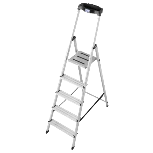 Лестница Krause Safety 5 рабочая высота 1,05-3,05 м с максимальной нагрузкой до 150 кг (29703620)