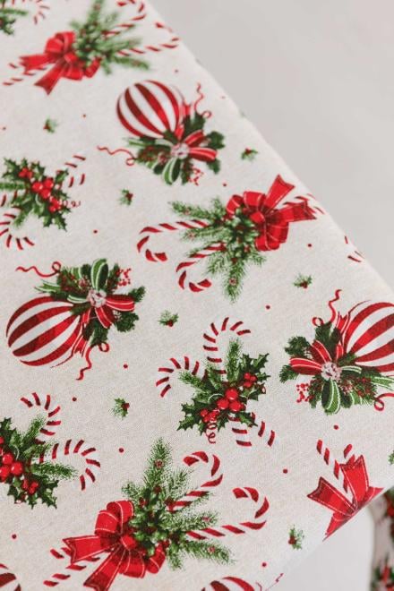 Скатертина Прованс Stripe Balls 120x136 см (42161) - фото 3 Скатертина Прованс Stripe Balls 120x136 см (42161) - фото 3