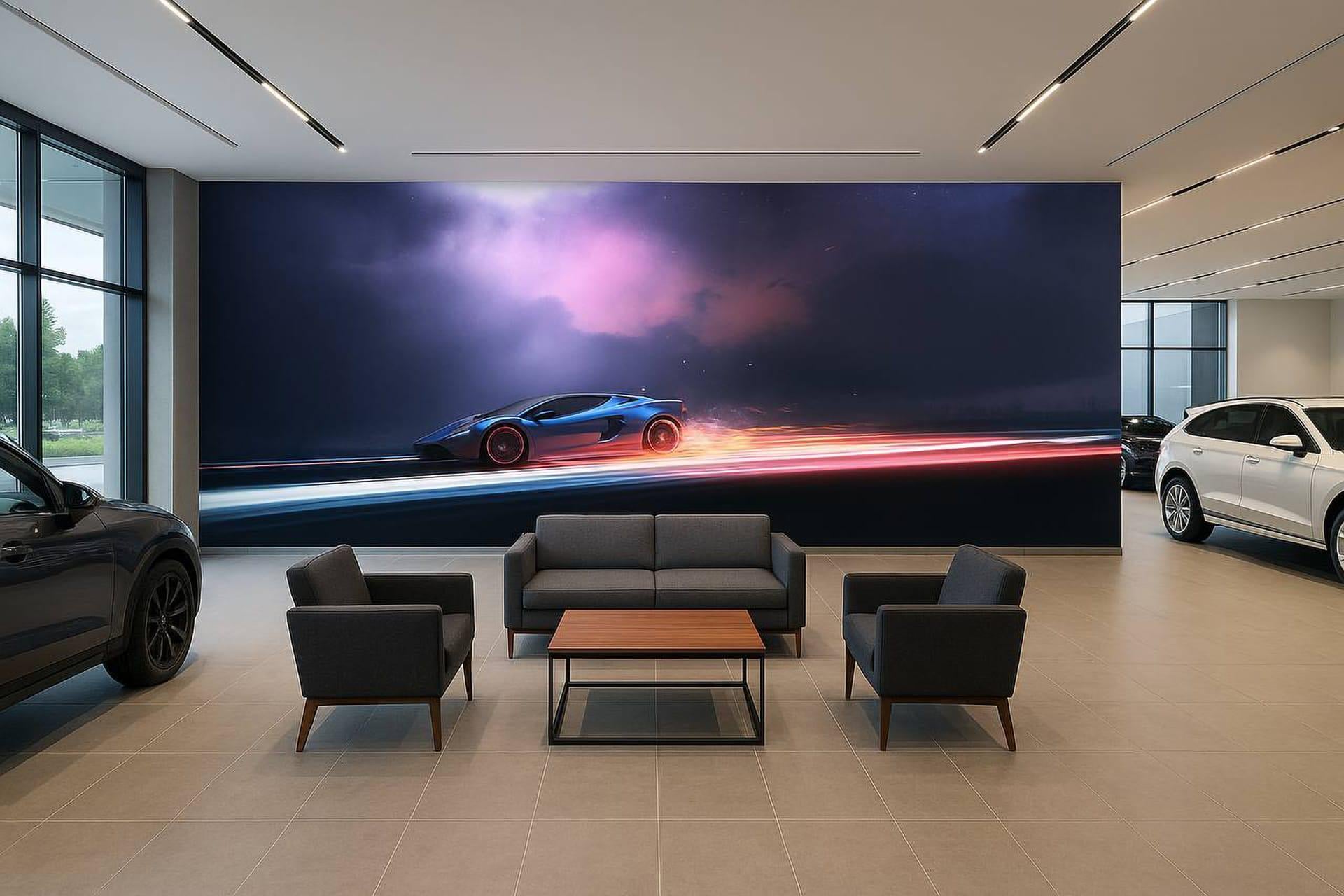 Фотообои флизелиновые Styleo Print-walls Скорость 0143 400х250 см (Pw-0143/4)