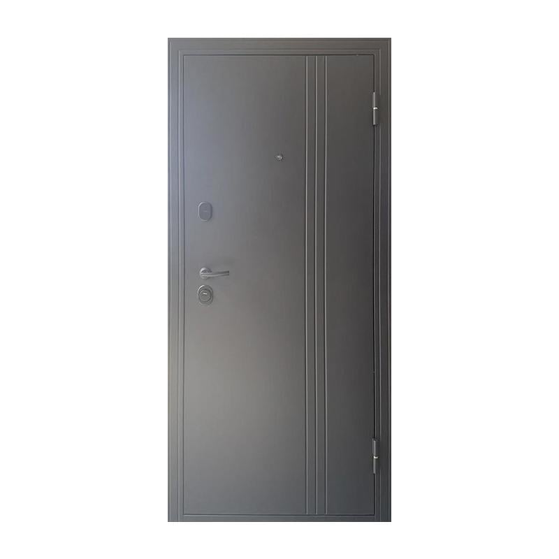 Дверь входная правая TD E-80 2050х960 мм Серый/Белый (30731333) - фото 2