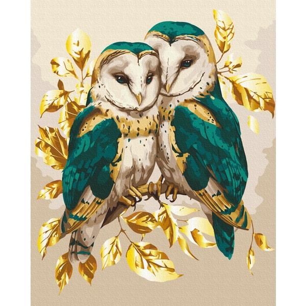 Картина по номерам BrushMe Изумрудная мудрость BS54124 с красками металлик холст на подрамнике 40x50 см (2322582261)