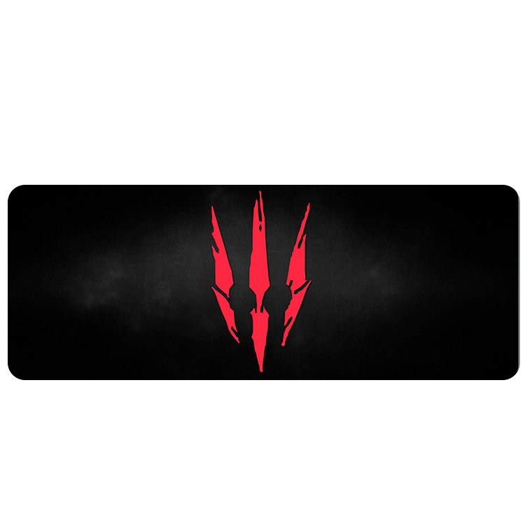 Килимок для мишки тканинний Witcher 3 з боковою прошивкою для геймерів 2 мм 300x800 мм (35916)