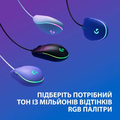 Компьютерная мышка Logitech G102 Lightsync USB Blue (910-005801) - фото 9
