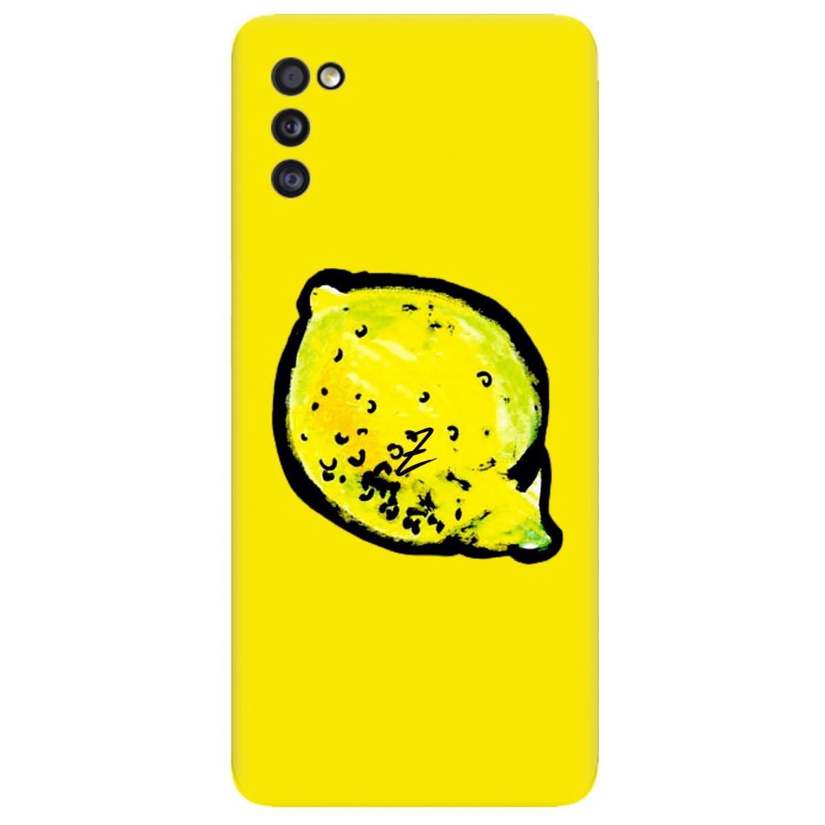 Силіконовий чохол Zorrov для Samsung Galaxy A41 - lemon (14120040187089096)