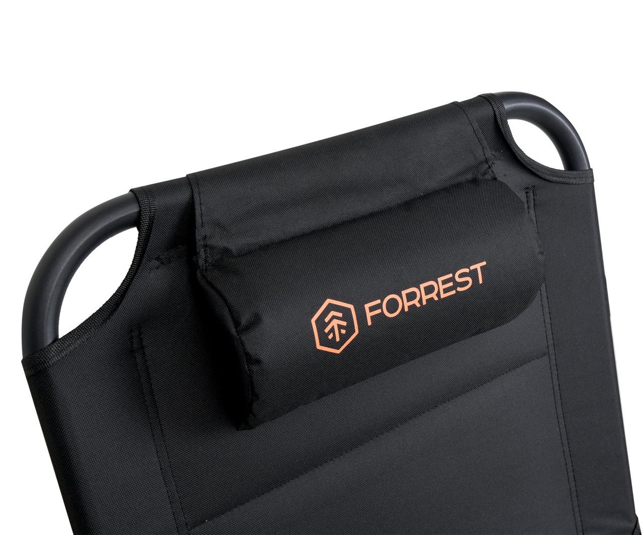 Кресло туристическое раскладное Forrest Optima+ Folding Comfort Chair Black XL (2564307604) - фото 3 Кресло туристическое раскладное Forrest Optima+ Folding Comfort Chair Black XL (2564307604) - фото 3