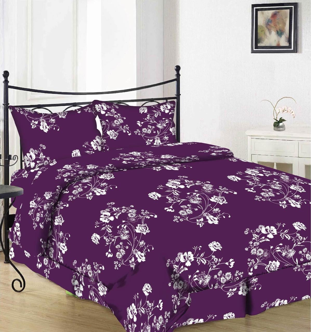 Простынь Вилена Голд Муза бязь евро 220х220 см