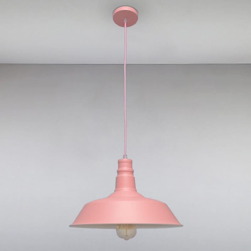 Люстра підвісна лофт Light House LS-15192 на одну лампу Рожевий