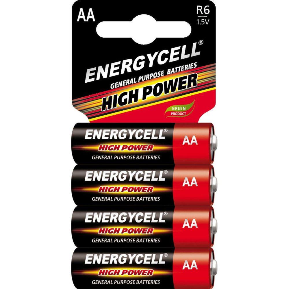 Батарейка Energycell R6 AA солевая 1,5 В (R6C-S4)