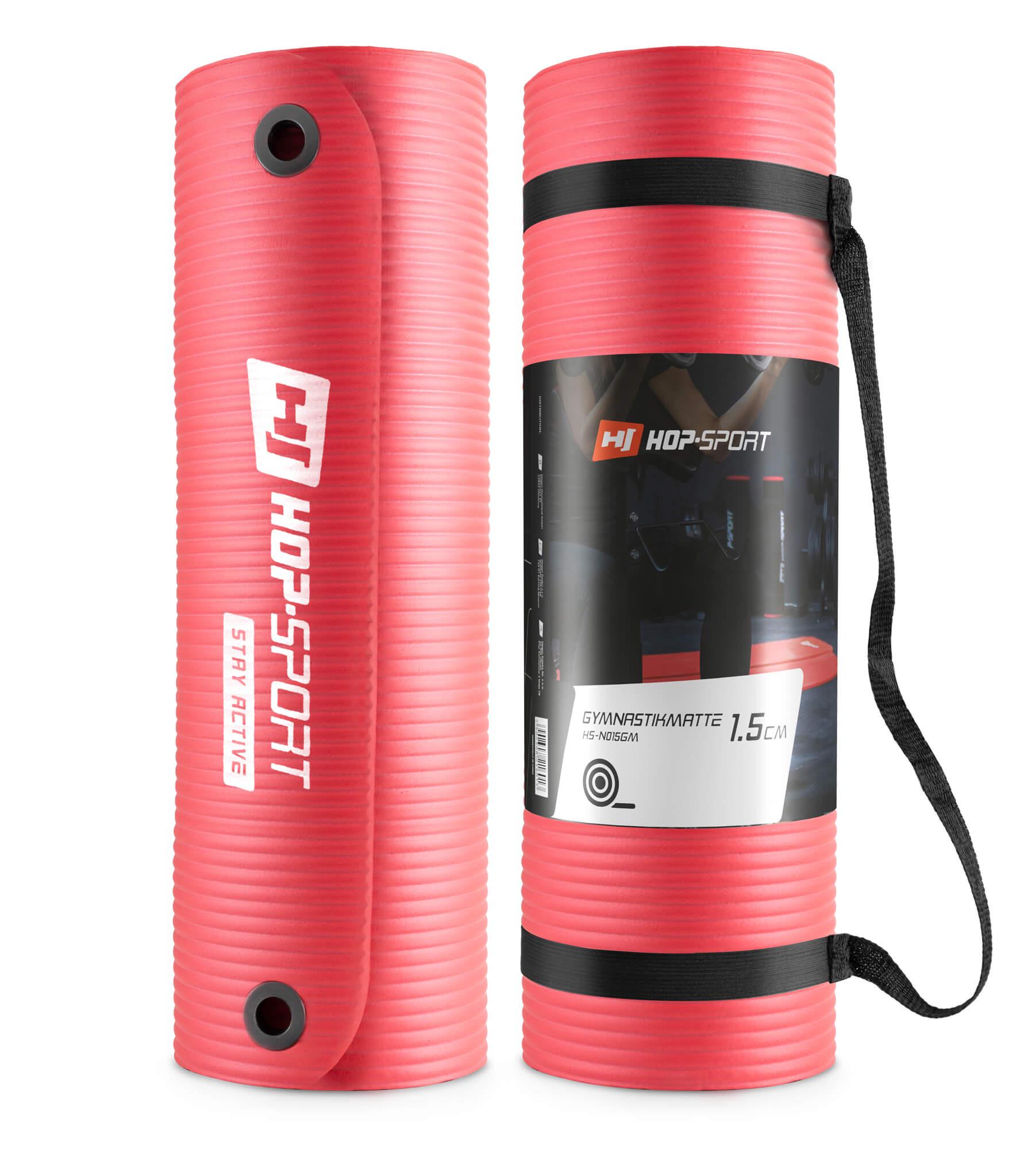 Мат для фитнеса и йоги с отверстиями Hop-Sport HS-N015GM 1,5 см Красный - фото 9 Мат для фитнеса и йоги с отверстиями Hop-Sport HS-N015GM 1,5 см Красный - фото 9
