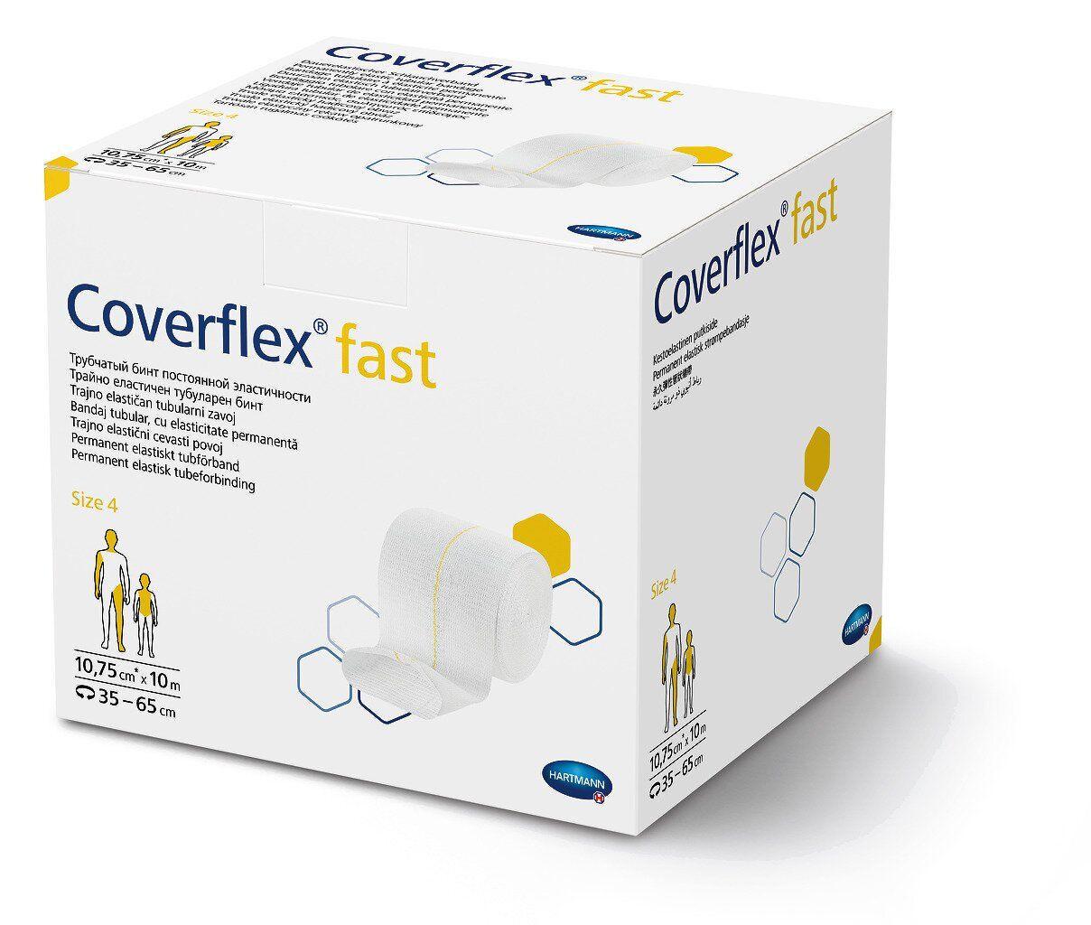 Постоянно эластичный трубчатый бинт Coverflex fast p. 4 10,7 cм 10 м - фото 1