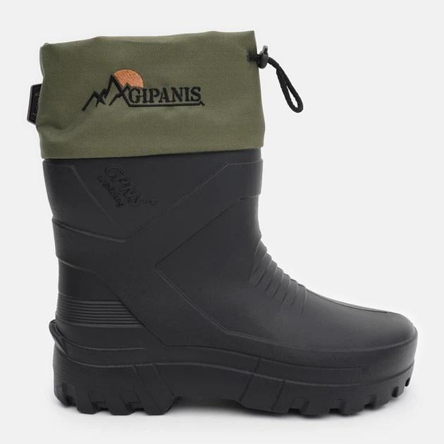 Чоботи чоловічі зимові GIPANIS RM-142 р. 45 44 Чорний/Хакі (359283944)