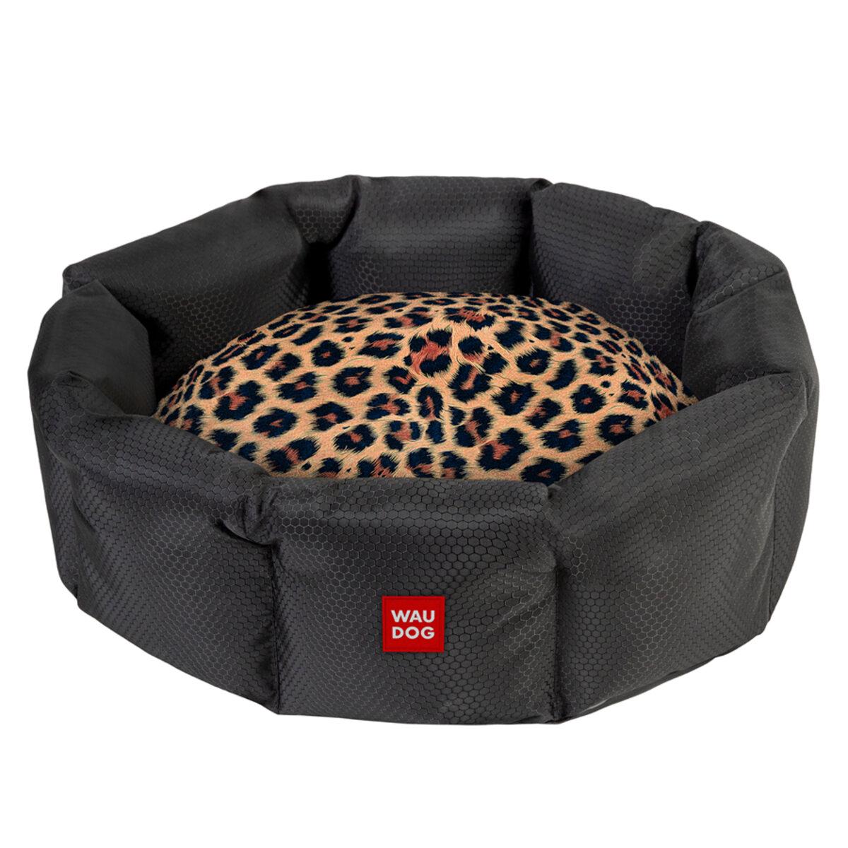 Лежанка для собак Collar WAUDOG Relax Леопард L 49х59х20 см (Collar315-4066)