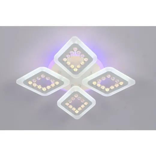 LED-люстра потолочная Valeso V-K39869-4small+1 с пультом 126W (28688238)