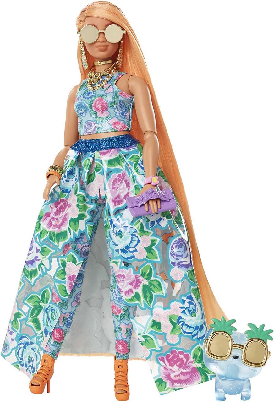 Лялька Barbie Extra Модниця у квітковій сукні (HHN14)