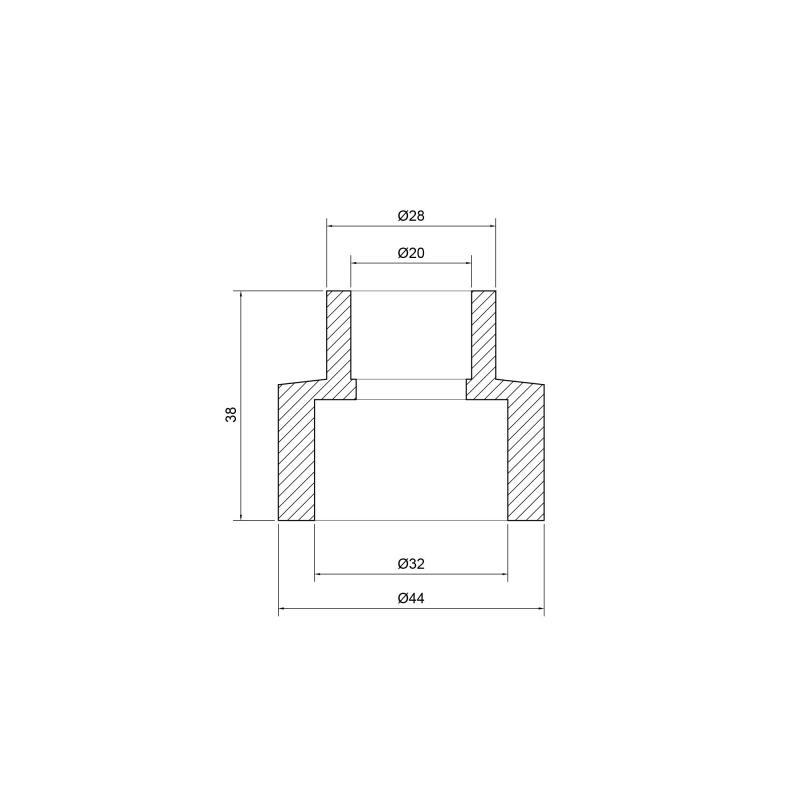 Муфта перехідна Thermo Allince поліпропіленова d 32/20 мм (291230) - фото 3