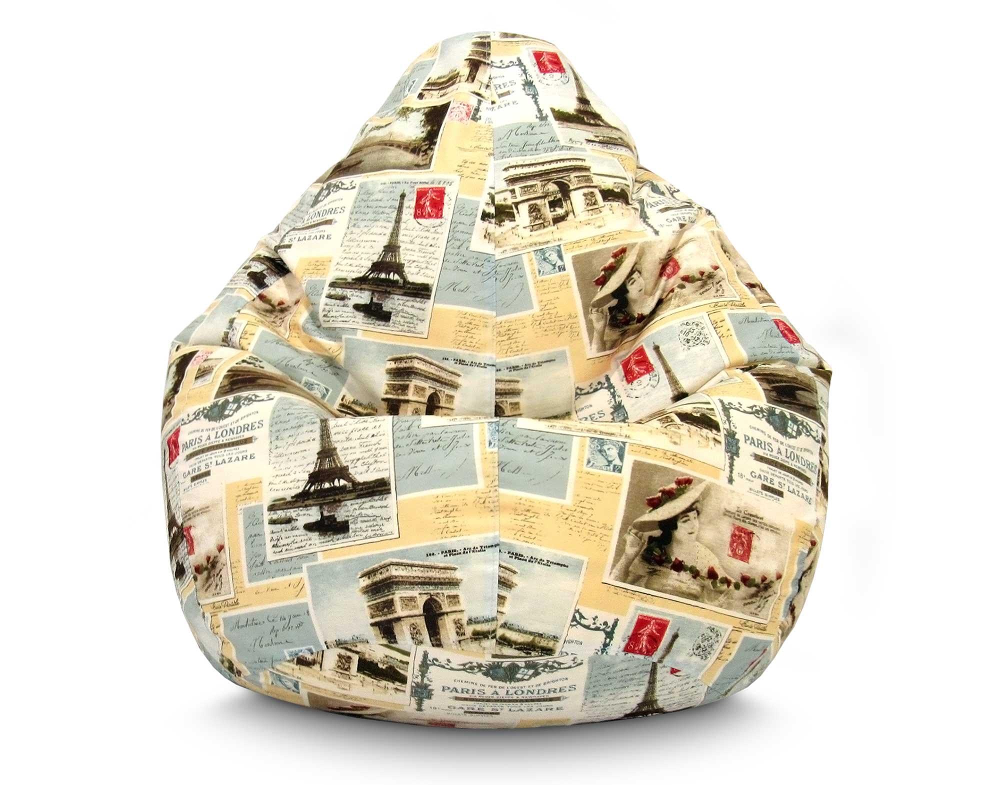 Крісло мішок iPuff Аркада 1 Флок XL 80x110 см