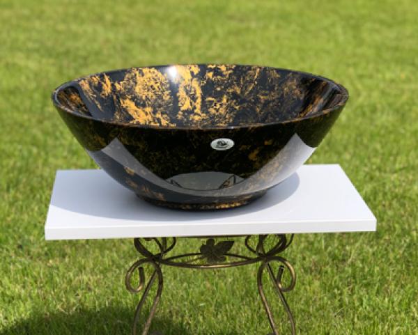 Умывальник Snail Камелия 425х425 мм Янтарный (147Т101) - фото 3 Умывальник Snail Камелия 425х425 мм Янтарный (147Т101) - фото 3