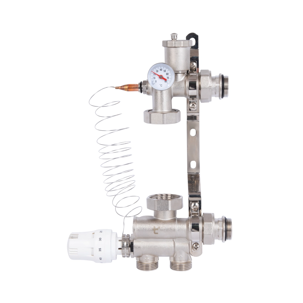 Группа смесительная для коллектора Thermo Alliance Standart 1" с нижним подключением без насоса/байпаса (SF007W25)