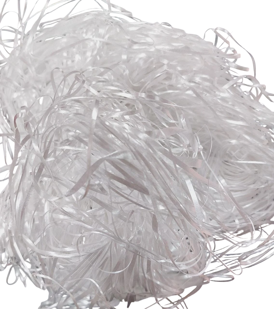 Декоративный наполнитель из полипропилена для подарочных коробок 30 г White (23160090)