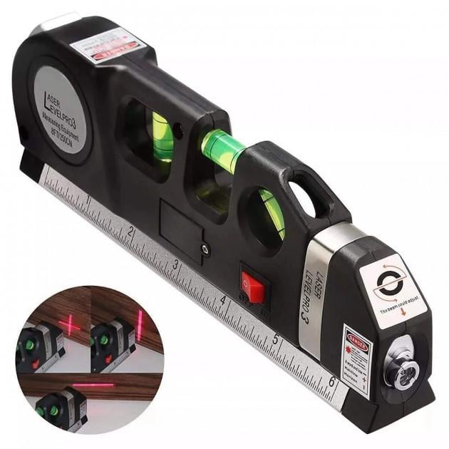 Лазерный уровень Laser Level Pro 3 со встроенной рулеткой - фото 6