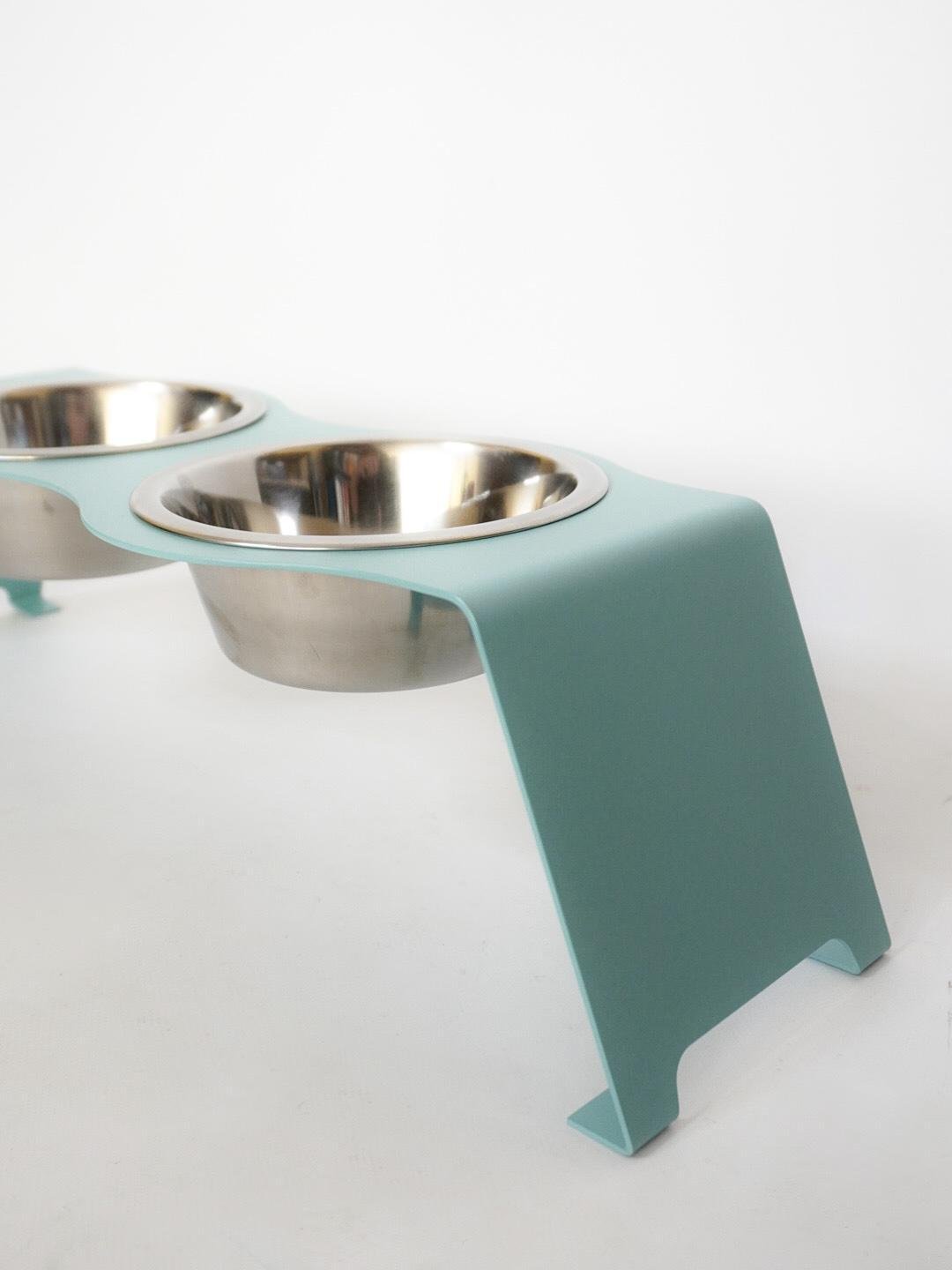 Кормушка My friend подставка для собак мелких пород на 2 миски металл 111 мм 0,2 л Мятный (24422889) - фото 3 Кормушка My friend подставка для собак мелких пород на 2 миски металл 111 мм 0,2 л Мятный (24422889) - фото 3