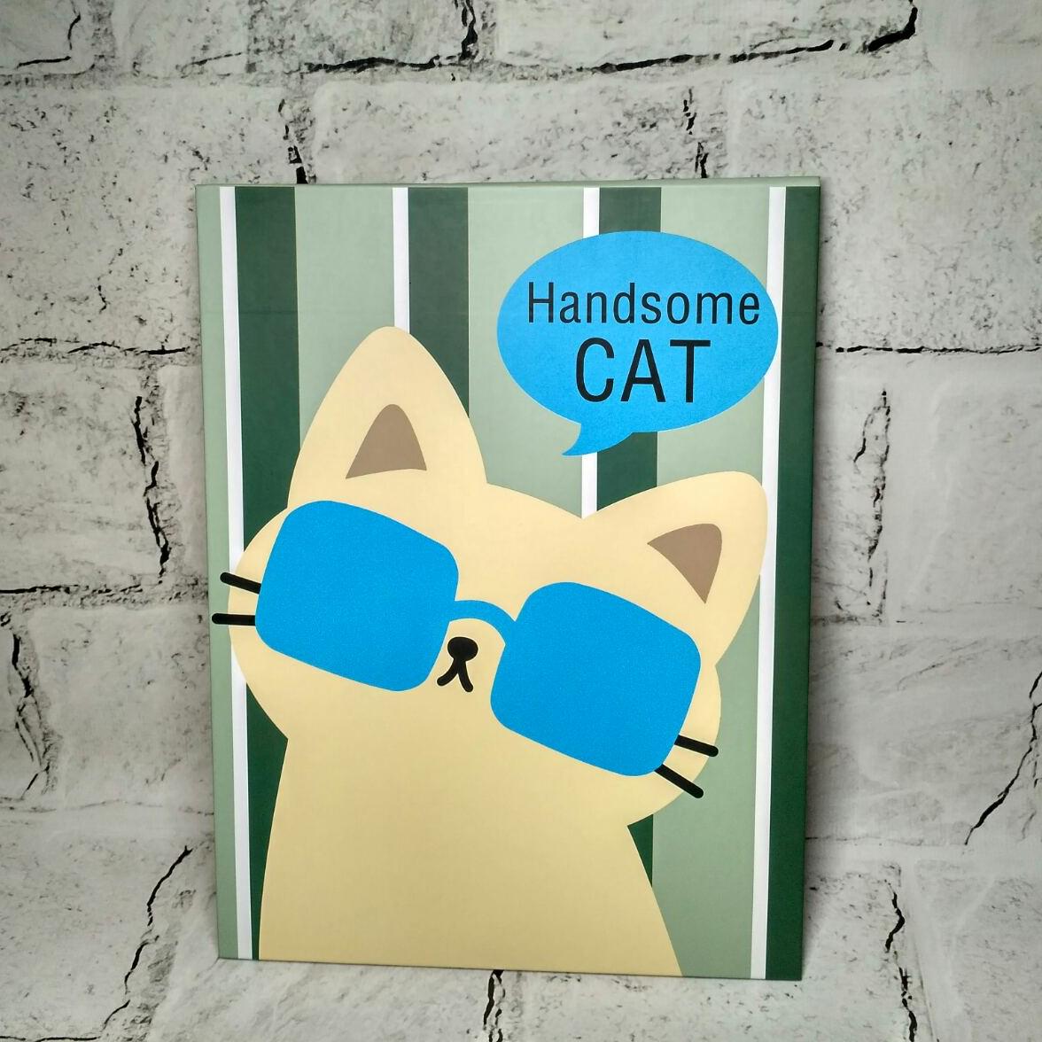 Дзеркало косметичне настільне/дорожнє Котик 26х20 см (14371-1)