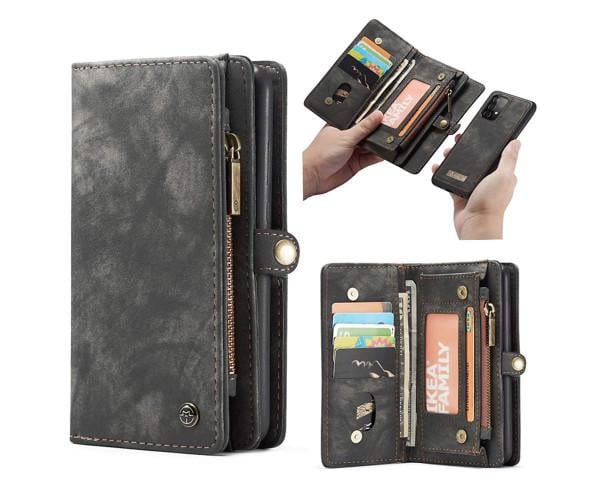 Чехол-кошелек CaseMe Retro Leather для Samsung Galaxy A52 / A52 5G / A52s 5G, Black Чехол-кошелек CaseMe Retro Leather для Samsung Galaxy A52 / A52 5G / A52s 5G, Black