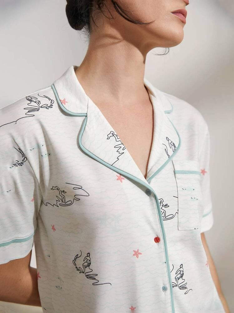 Піжама Hays 36236-TKM24B-001-113B жіноча M Кремовий - фото 6 Піжама Hays 36236-TKM24B-001-113B жіноча M Кремовий - фото 6