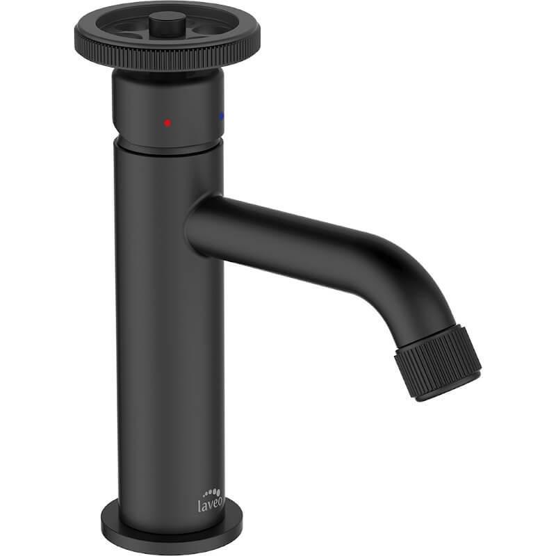 Смеситель Laveo MURO для умывальника Черный (BAU_722D)