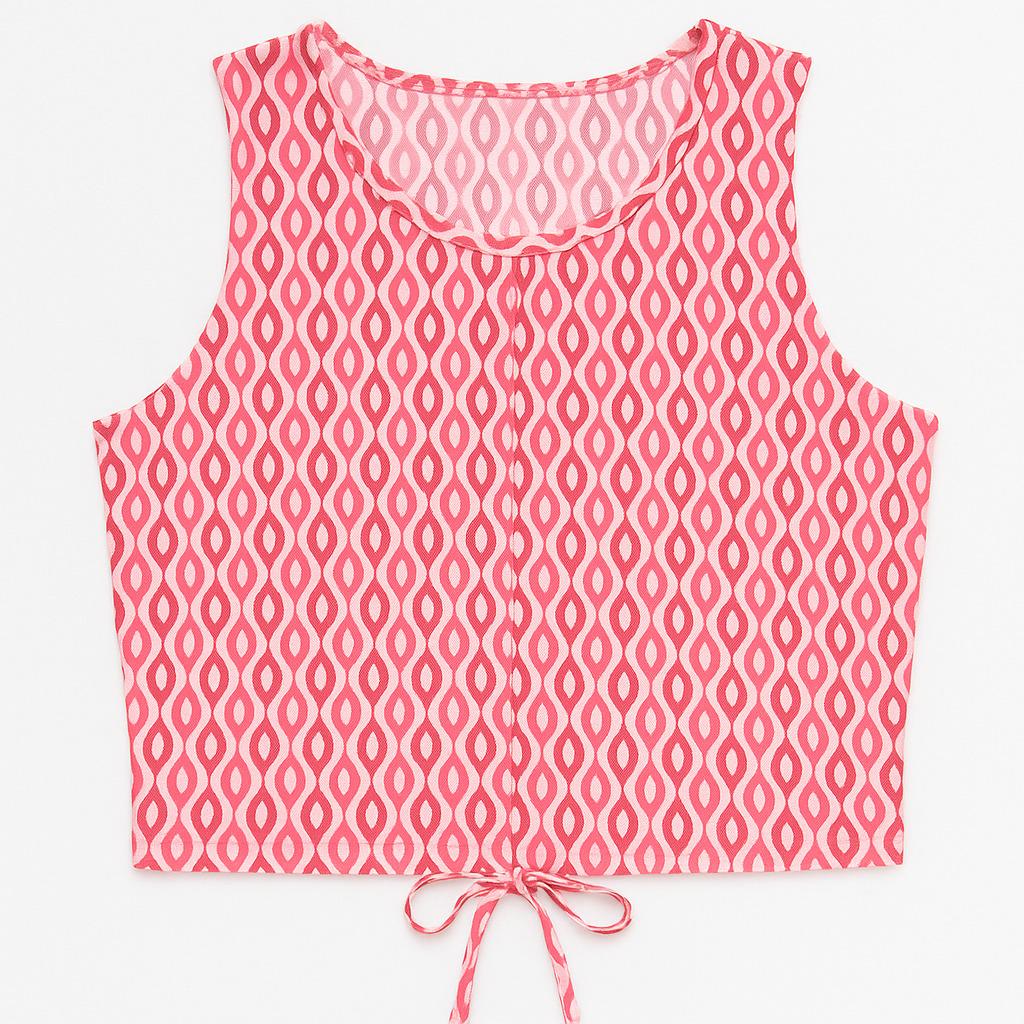 Топ PRIMARK 1913811 принт XL Розовый (3331109413452)