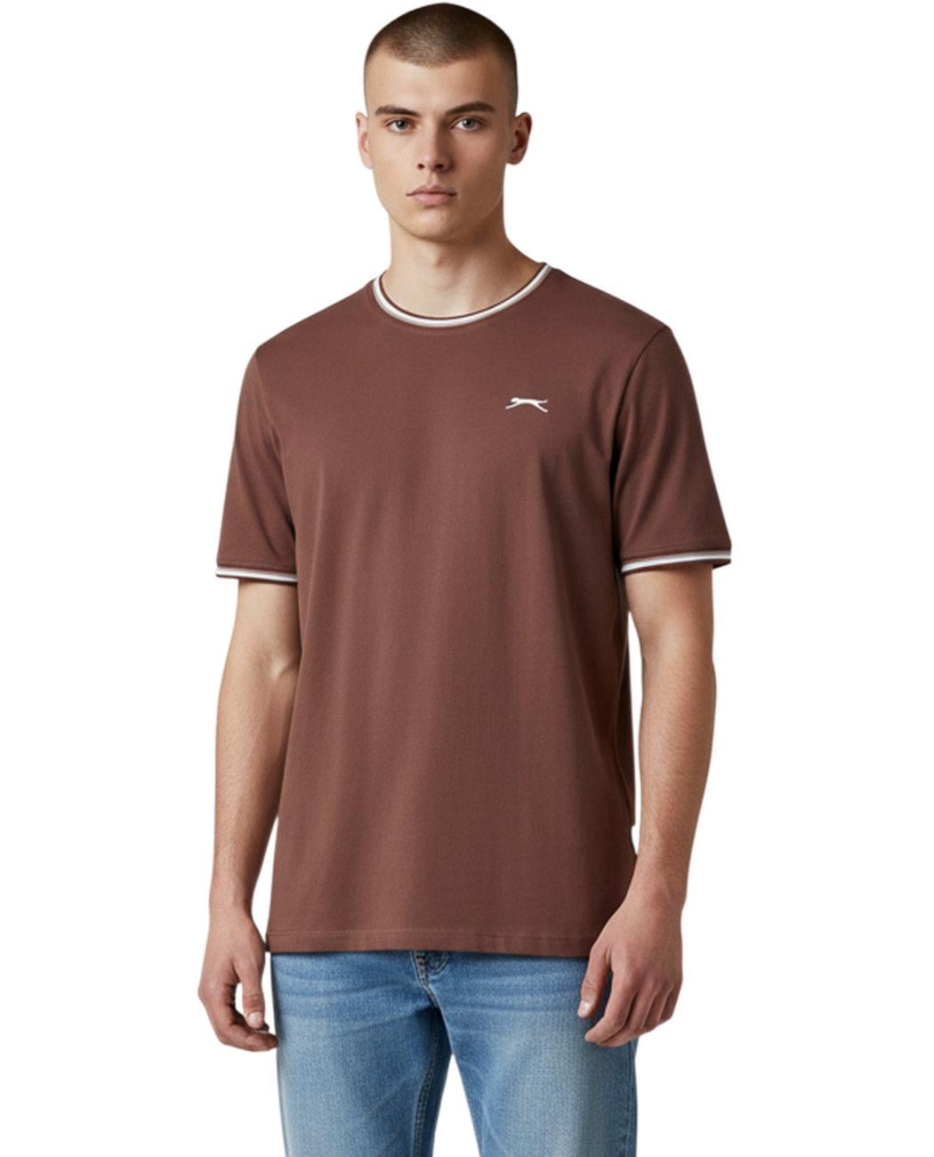 Футболка мужская базовая Slazenger 59200705 XL Капучино (2592007054707)