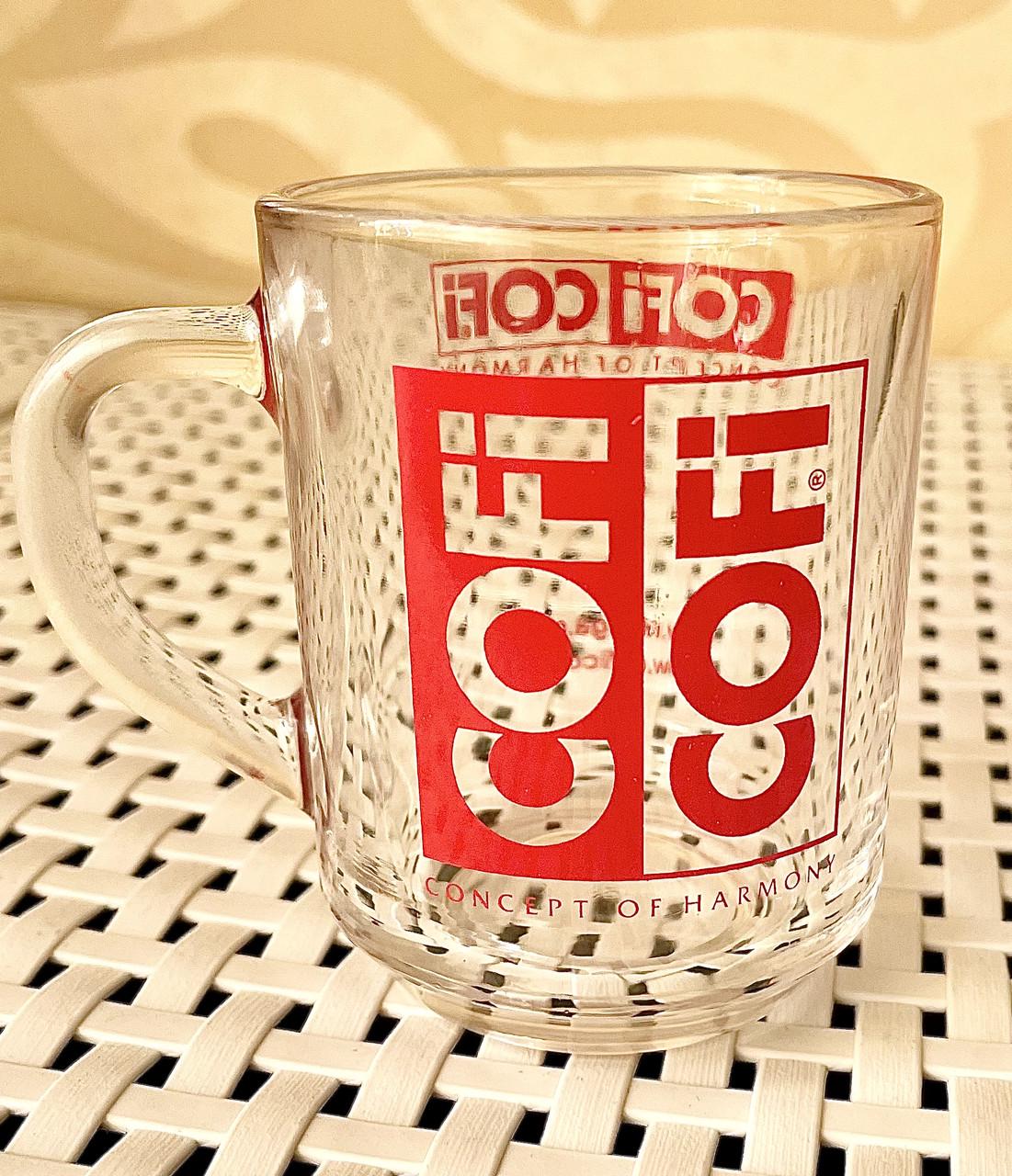 Чашка стеклянная Romalexe 255 мл 255 мл Прозрачный (1915070674)