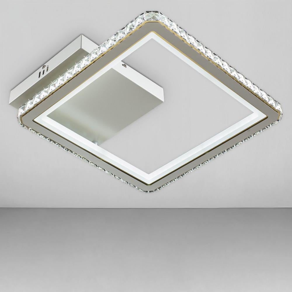 Люстра светодиодная Svet 80W из хрусталя 3000-6000К Белый/Золотой (SY-19380/1 WH+TIGD)