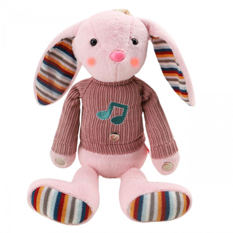 Интерактивная игрушка плюшевая Woopie Зайчик со звуком и светом (50698)