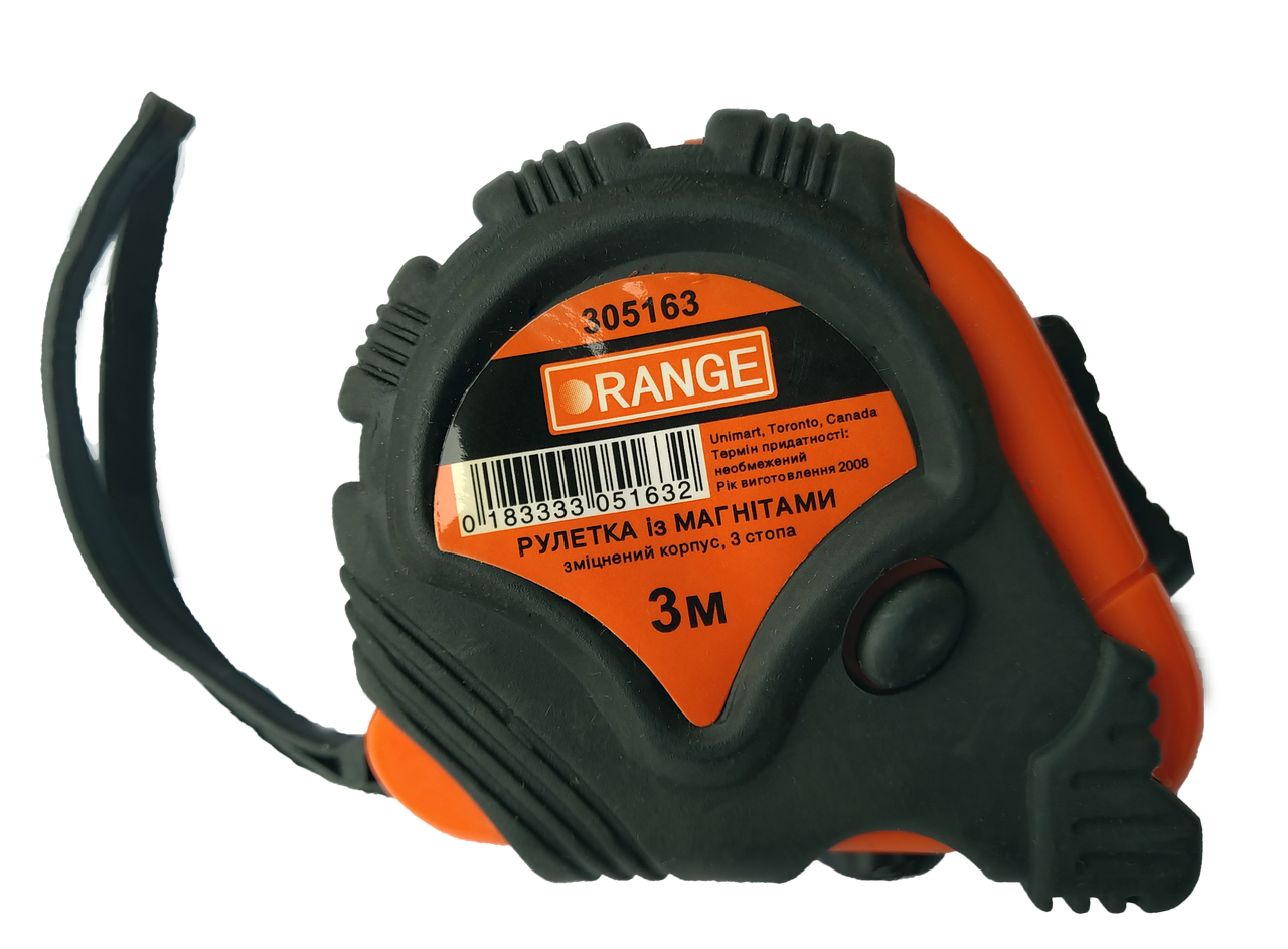 Рулетка Orange 3,0м (4845) - фото 2