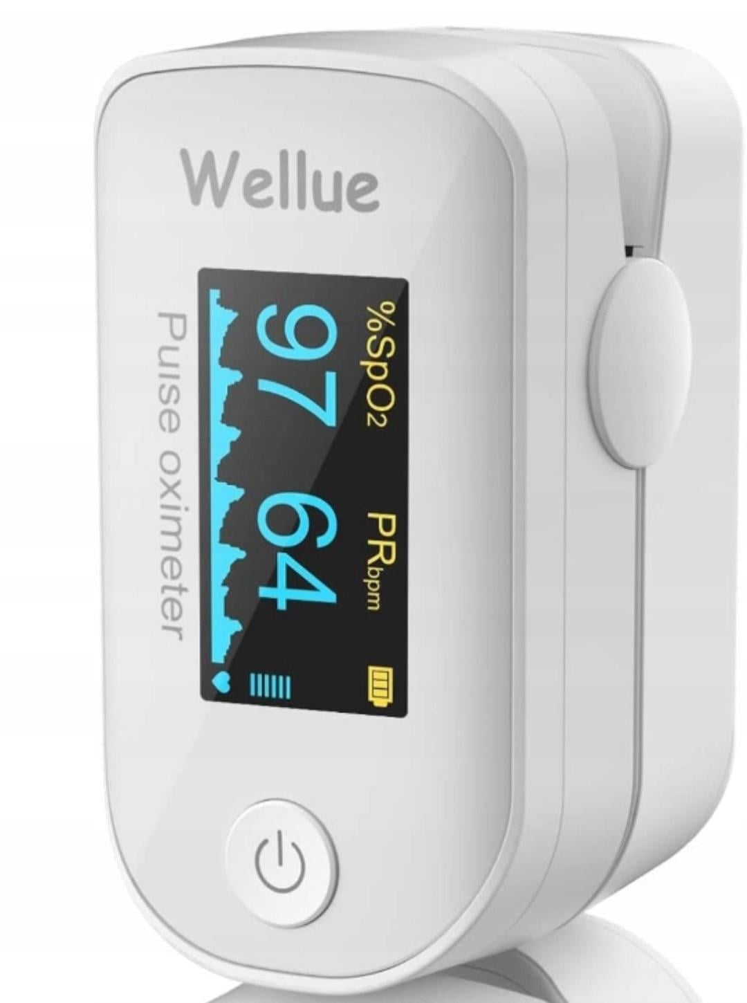 Пульсоксиметр Wellue Bluetooth SpO₂ з додатком ViHealth OLED-дисплей для Android та iOS (37694009)