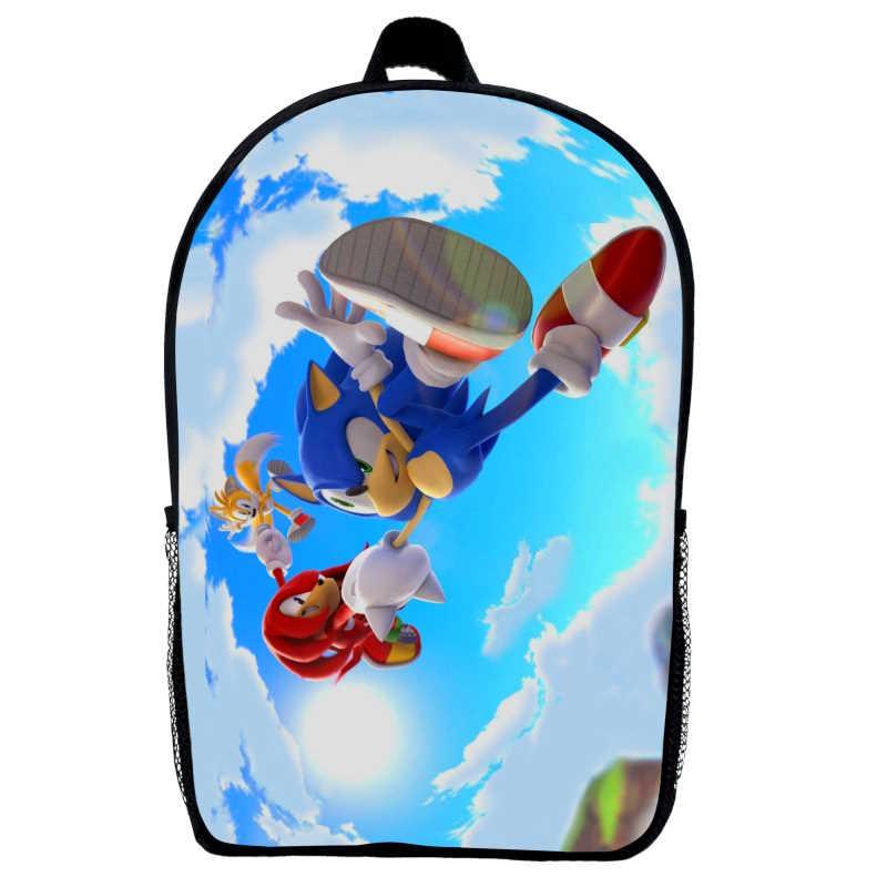 Школьный рюкзак детский Sonic 010 29х21х9 см 5 л Черный (2249949903)